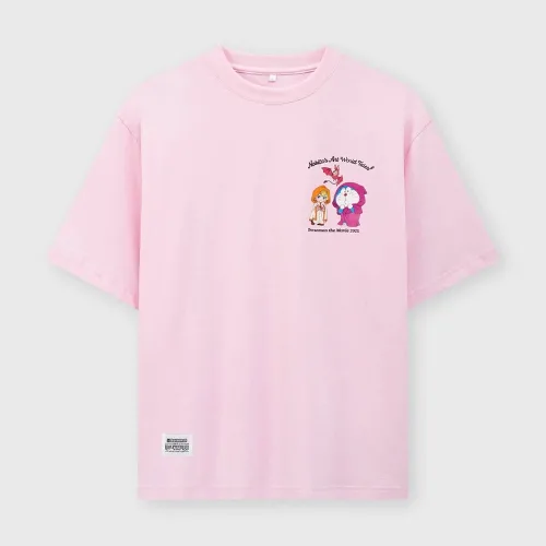 Adult unisex t-shirt with Doraemon print